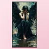 (Big Size)Fallen Angel - 11CT Stamped Cross Stitch - 40*70cm - Halloween