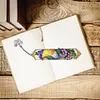 (US Local)4Pcs Bluebird Special Shape Diamond Painting Bookmark for Reading Day Gift