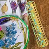 Acrylic Cross Stitch Row Line Board Cartoon Pattern Art Accessory (country)