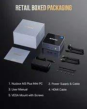 ミニPC NucBox M3 PLUS i9-12900HK Ram32GB/256GB GMKtec Mini Pc M3 Plus Com Intel Core I9 12900Hk (14C/20T 5,0 Ghz