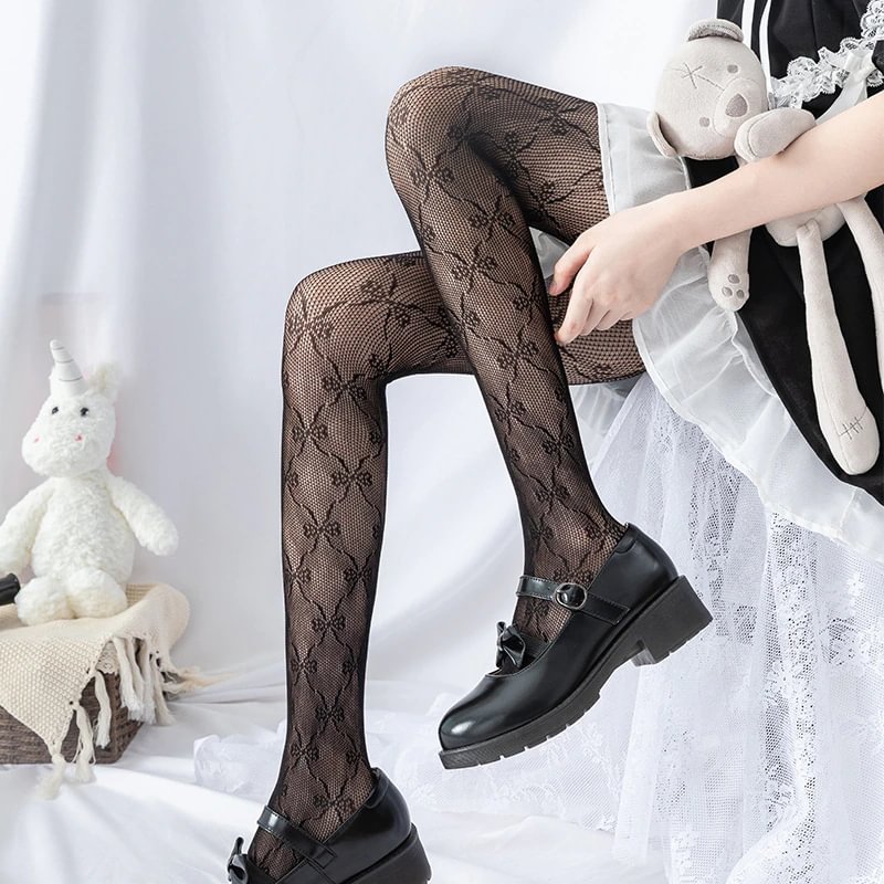 Billionm OJBK Fashion Lolita Cute Lace Pantyhose Over Knee 1PC Sexy Women Tights Good Stretch Kawaii Japanese Maid Anime Stocking 2020
