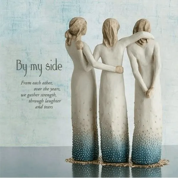 Hot Sale  - By My Side, Sculpted Hand-Painted Figure