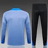 Joyfball 2024/2025 Internazionale Milan Half-Pull Training Suit Grey Jersey 1:1 Thai Quality Set