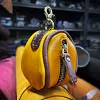 Vegetable Tanned Leather Retro Key Bag Men's And Women's Coin Purse Cowhide Earphone Bag Genuine Leather Waxed Leather Storage Bag