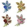 4Pcs Diamond Painting Butterfly Brooch for Wedding Party Gift