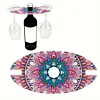 Diamond Painting Wine Glass Rack DIY Wine Glass Holder Storage Rack Diamond Art Acrylic Organizer Stemware Rack Kit
