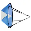 Foldable Boat Wind Sail Paddle Sailing Canoe Boat Wind Window (Red)