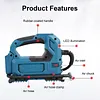 21V Li-ion Digital Display Air Pump LED Portable Car Tire Inflator for Makita