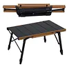 [US Local Warehouse] Aluminum Folding IGT Camping Table with Carry Bag for Patio BBQ Backyard Picnic