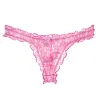 Men's Low-Rise T-back Lace Breathable Thong Young Macho Nightclub Sexy Underwear