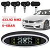Tire Pressure Monitoring System with 4 Sensors Wireless TPMS for Car SUV Sedan
