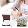Dragonfly Diamond Painting Notecard Box Gem Art Sticky Note Holder for DIY Art