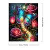 Rose Butterfly-Paint by Numbers Acrylic Painting 50*65CM