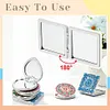 DIY Diamond Painting Mandala Pattern Portable Pocket Mirror Kit