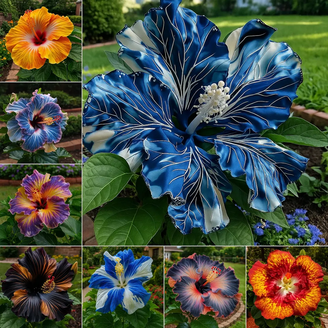 Ocean-Double Hibiscus Bulbs