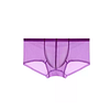 Men's Low Waist Sexy Transparent Ice Silk Seamless Ultra-Thin Boxer Briefs