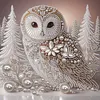 Owl-Partial Special Shaped Diamond Painting 30*30CM