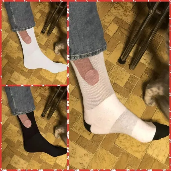 &ldquo;Show Off&rdquo;Socks-Red