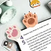 (US Local)4Pcs Cat Paw DIY Diamond Painting Bookmarks Making Kit Diamond Art Bookmark