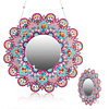 DIY Diamonds Painting Mirror Datura Special Shaped Crystal Drill Crafts Kit