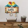 Crochets muraux en bois pour l&rsquo;amour