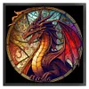 (Stamped/Counted) Dragon - 11CT Cross Stitch 40*40cm/15.75*15.75in