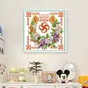Wealth And Prosperity-14CT Stamped Cross Stitch 34*34cm/13.39*13.39in
