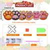 6pcs/set DIY Diamond Art Halloween Art Diamonds Coaster with Holder Kits (Dog Paw)