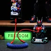 Mechanical half body charging center hand model e-sports desktop ornament