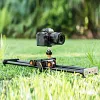 Electric Slide Rail Intelligent Wireless Remote Control SLR Mobile Phone Holder Camera Car Straight Curve Shooting Photography Car With Wireless Remote Control, USB Charging, Adjustable Speed, Suitable For All SLR Cameras And Home DV Cameras