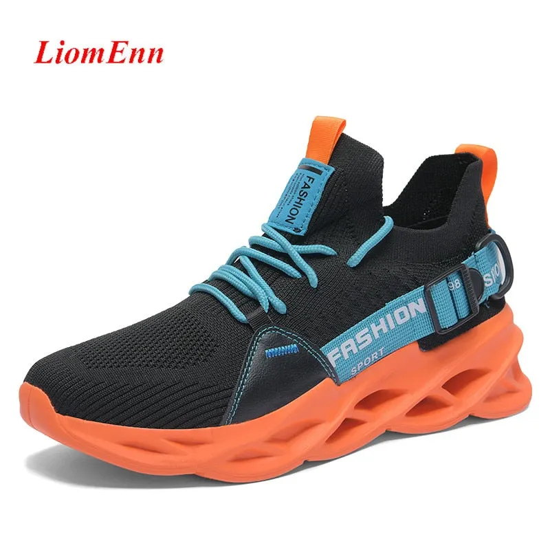 Summer Sneakers Women's Flat Tennis Shoes White Green Yellow Running Sneakers Light Breathable Mesh basket femme Big Size 36-46