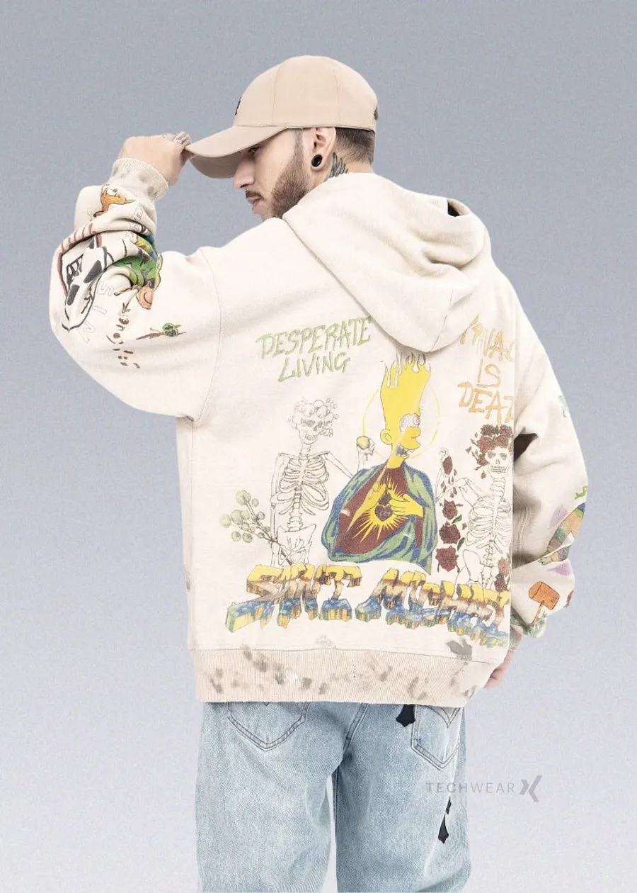 Saint Michael SM Graffiti Hoodie