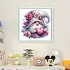 (US Local)Rose Gnome-11CT Stamped Cross Stitch Kit(40x40cm)