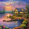 Cottage- Round/Square AB Drills Diamond Painting(45*45cm)
