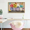 Everyday Is A Gift Flower Quotes - Full Round Diamond Painting