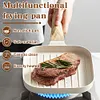 Nonstick Egg Griddle Pan with Heat-Resistant Handle Frying Pan for Stove Tops