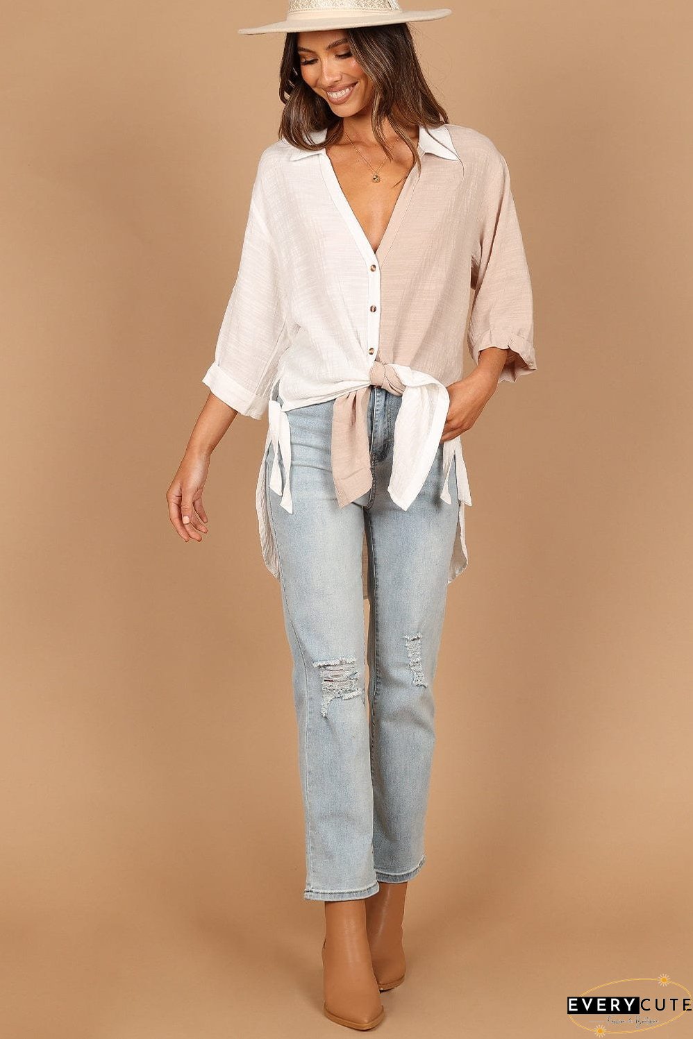 Elegant Cotton Linen Top
