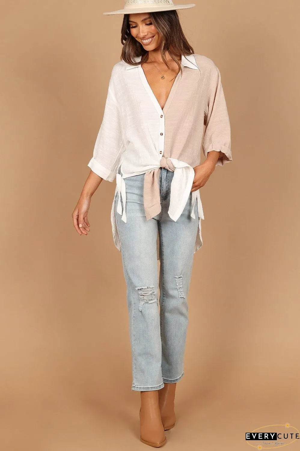 Elegant Cotton Linen Top