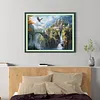 (US Local)Scenery-11CT Stamped Cross Stitch Kit(65x50cm)