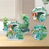 >SALE<Acrylic Arch Bridge Pond Desktop Diamond Art Kits for Home Office Decor
