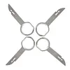 4Pcs Audio Sound Remover Key CD DVD Car Radio Install Disassembly Tool for Skoda