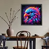 Diamond Painting -DIY Round Drill Colorful Eagle(40*40CM)