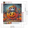 Diamond Painting-DIY Full Round Drill Halloween Skull(40*40 CM)