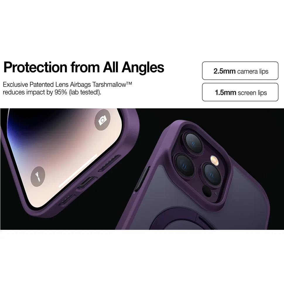 Suitable For iPhone 13/14 Series Invisible Bracket Skin Friendly Magnetic Phone Shell