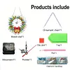 DIY Christmas Acrylic Diamond Painting Clock Pendant Hanging Kit