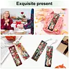 (US Local)4Pcs Special Shape Flower Bass 5D DIY Diamond Painting Bookmark for Book Lovers
