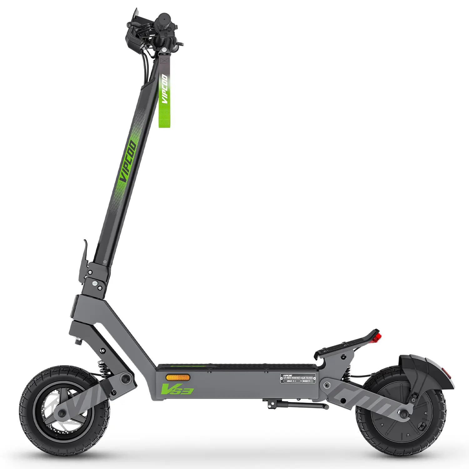 VIPCOO VS3 Off-Road Electric Scooter &ndash; 800W 45km/h Max Speed, 50km Range, Dual Disc Brakes, 10&rdquo; All-Terrain Tires, 12cm Suspension &ndash; For Adults, Mountain Trails & Urban Commute ienyridescooter