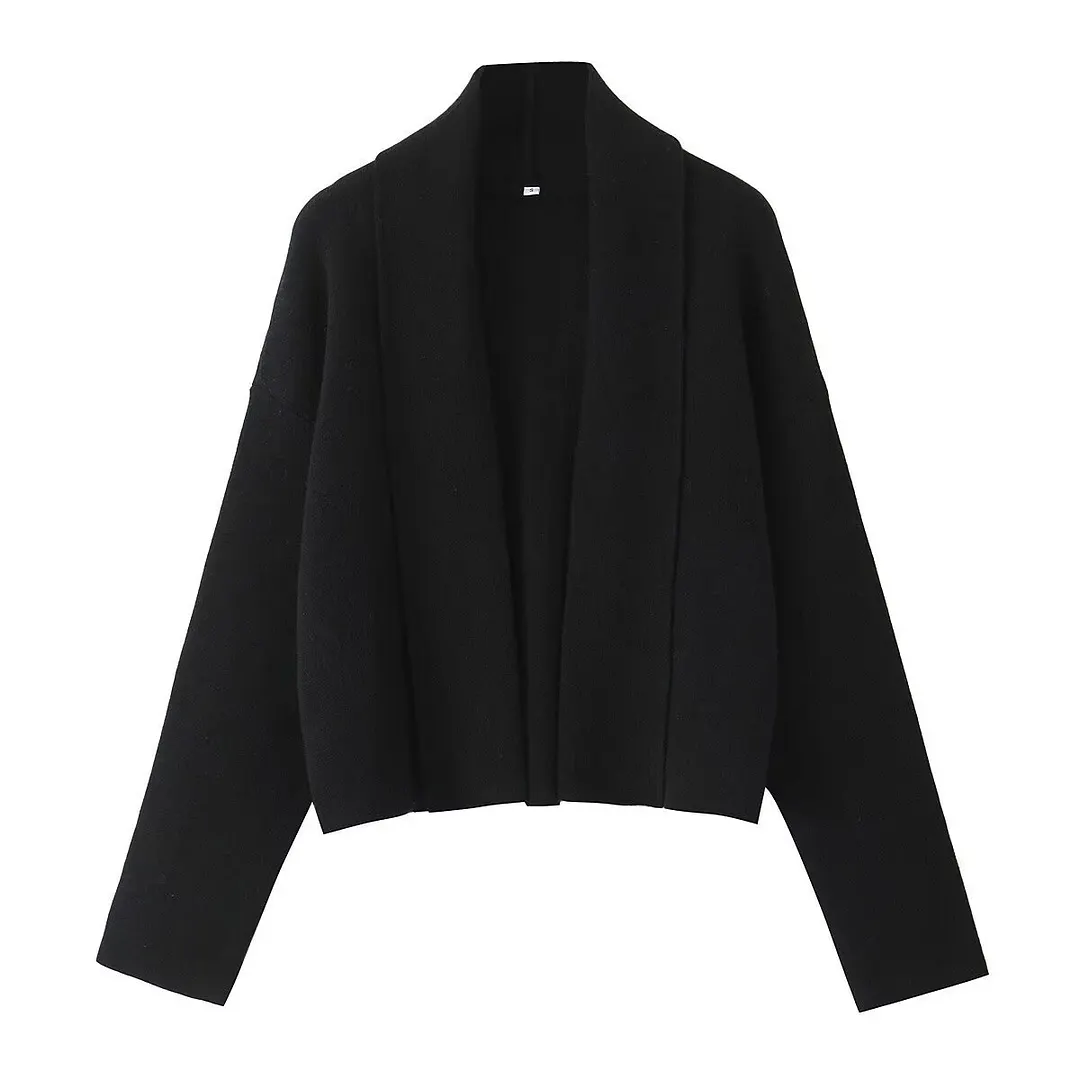 Nigikala Nigikala Woolen Woolen Sweater Long-Sleeved Thick Knit Coat Women's Clothing 2025 Autumn And Winter New