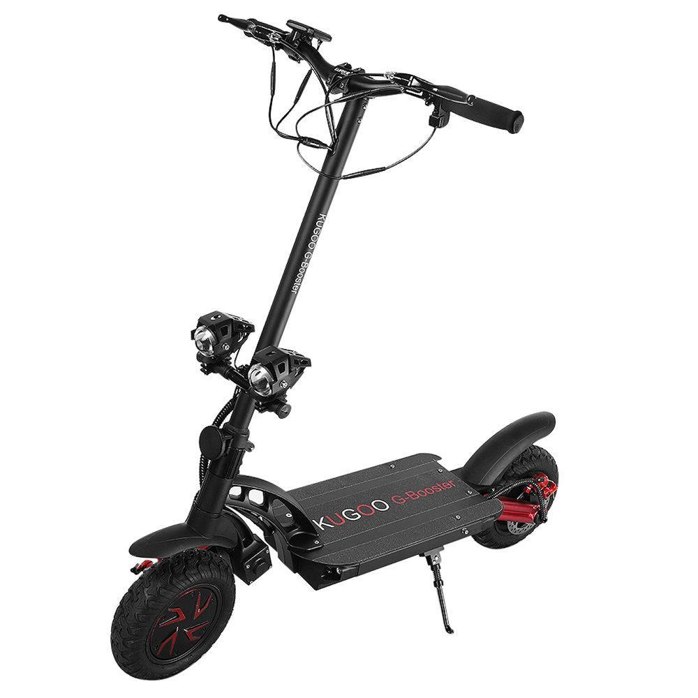 Kugoo G-Booster Electric Scooter | Dual 800W Motors, 10" Pneumatic Tires, 3 Speed Modes, Max Speed 34 MPH