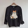 Women's Halloween Lace Ghost Princess Sweatshirt